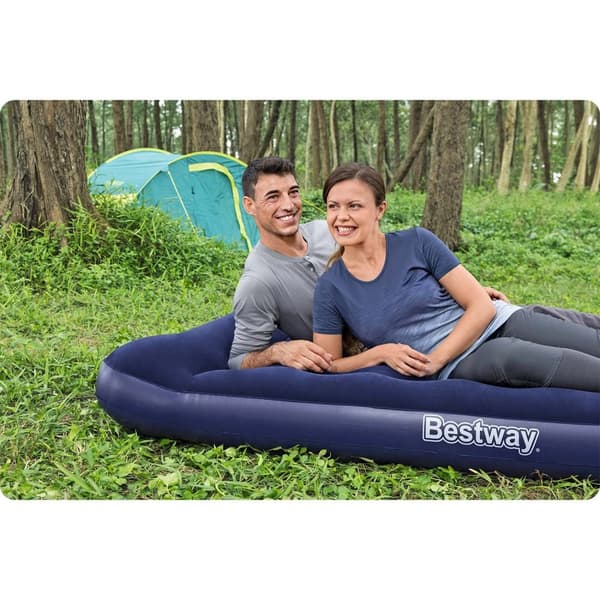 Luftmadrass 191x137x28 cm med inbyggd fotpump Bestway 67225