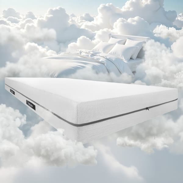 Madrass Sky, 2in1 fasthetsnivåer, 3D-mesh - 100 x 190 cm