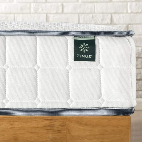 Zinus Tight Top Madras Vit 80 x 190 cm