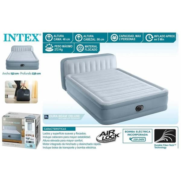 Uppblåsbar madrass Intex 152 x 86 x 236 cm