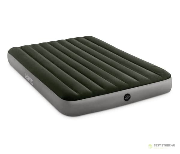 Suuri kahden hengen ilmapatja 191x137 cm nukkumiseen pumpulla INTEX 64762