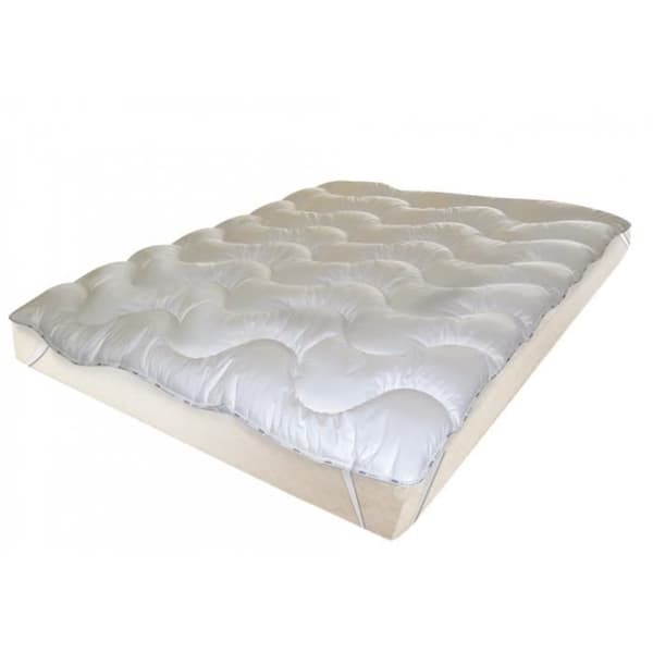 Extra komfortmadrass - DODO - REFLEX ECO - 140x190 cm - 100% ihåliga fibrer - Tvättbar i 40°