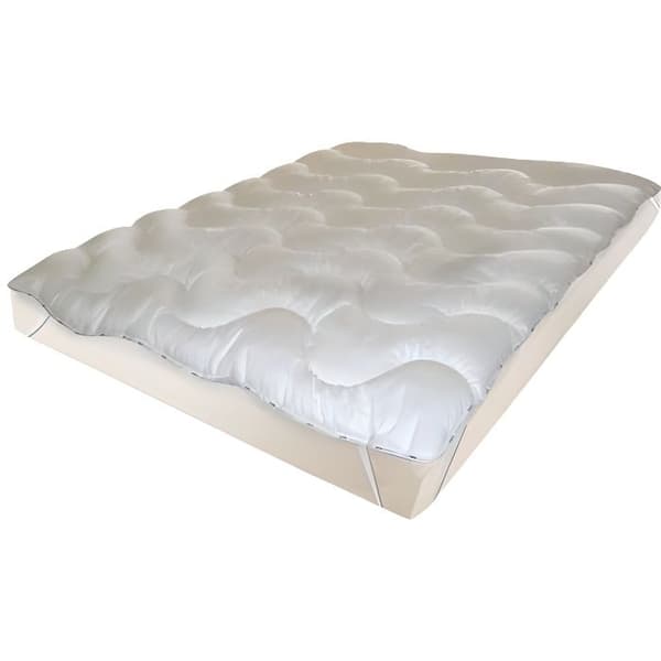 Extra komfortmadrass - DODO - REFLEX ECO - 140x190 cm - 100% ihåliga fibrer - Tvättbar i 40°