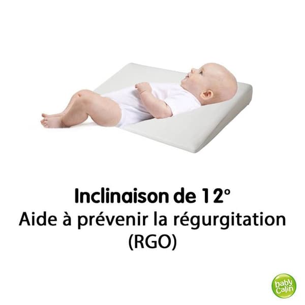 BABYCALIN Lutande plan - 15 ° lutning - Avtagbart lock - 16 kg / m³ - 59 x 32 x 7 cm