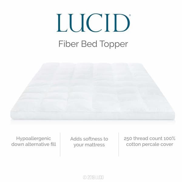 Lucid Madrass Topper - LU301820DAFB-UK