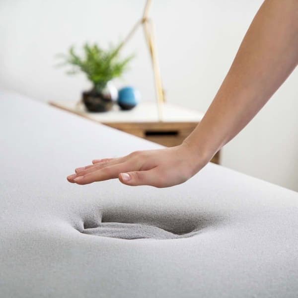 Lucid - LU10141930BT-EU - 10 cm Memory Foam Övermadrass med Bambu Charcoal - Övermadrass 140 x 190 cm