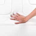 Miniatyrbild 4 av 4: Visco Classic White anti-allergisk madrass - 150x190cm - 5cm (3cm + 2cm)
