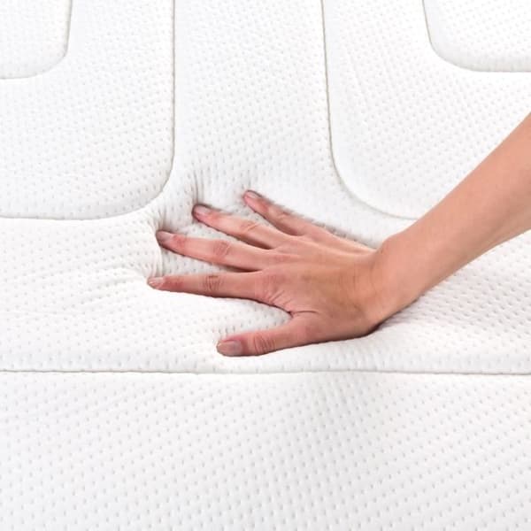 Visco Classic White anti-allergisk madrass - 150x190cm - 5cm (3cm + 2cm)