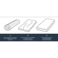 Miniatyrbild 5 av 5: Madrass 90x190 cm - Skum - Fast 14 cm - 5 komfortzoner - DEKO DREAM Hahtuva
