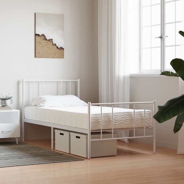 Skummadrass för barn vit 80x160 cm hårdhet H2 H3
