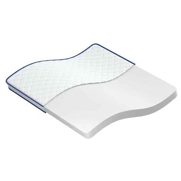 Memoryskummadrass vit 200x200x17 cm
