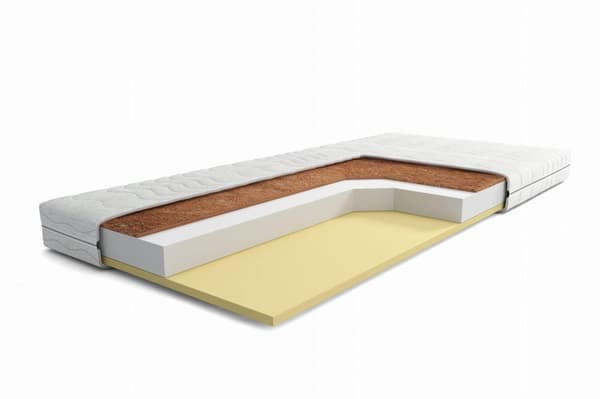 FURNLUX SPRINGLESS-madras SALLY WHITE 90x190CM