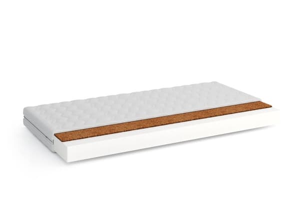 FURNLUX Fjädrande madrass KOKOSIK VIT 120x200CM