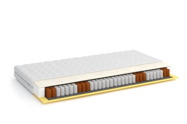 FURNLUX Fjädermadrass OLI WHITE 160x200CM