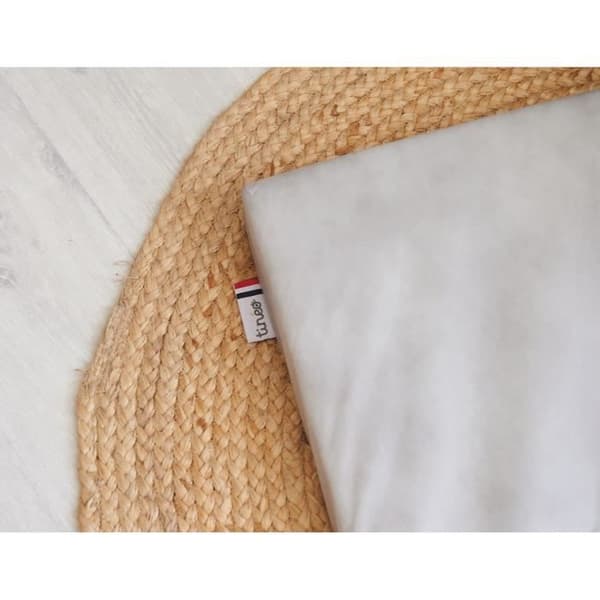 Hopfällbar babymadrass 60x120x4cm - 2 delar - Extrasäng - Avtagbart överdrag - Tillverkad i Frankrike