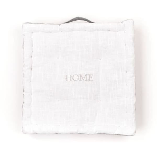 Lattiatyyny - TODAY - CHARME - Slub x Chambray x Broderie Capucine - 40 x 40 x 10 cm