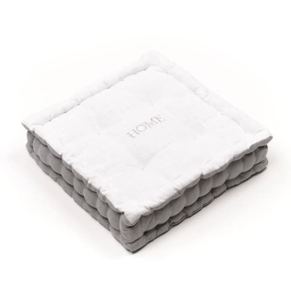 Lattiatyyny - TODAY - CHARME - Slub x Chambray x Broderie Capucine - 40 x 40 x 10 cm