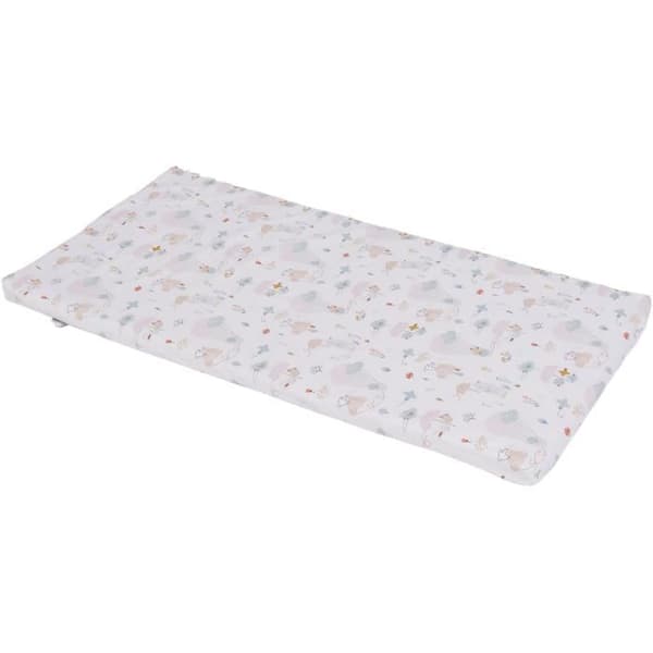 Ballonger nomadisk madrass - 120 x 60 x 4 cm - Vit - TINEO