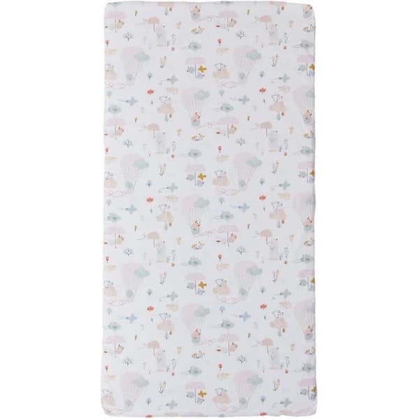 Ballonger nomadisk madrass - 120 x 60 x 4 cm - Vit - TINEO