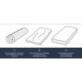 Miniatyrbild 5 av 5: Skummadrass 90 x 200 cm - DEKO DREAM Kietoa - Fast komfort - Tjocklek 12 cm - Levereras rullad