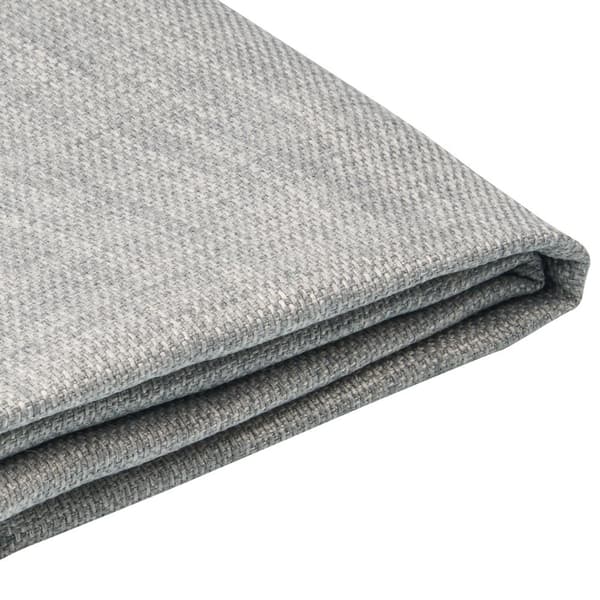 Reservöverdrag till säng 140 x 200 cm ljusgrå FITOU Lumarko!