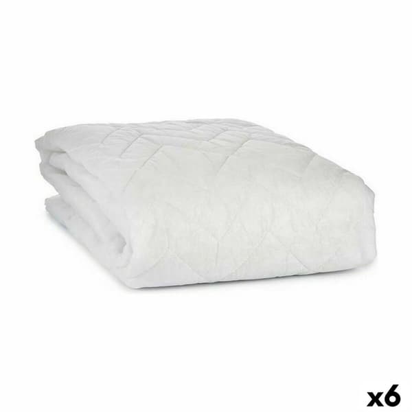 madrasbeskytter Hvid 135 x 190 cm (6 enheder)