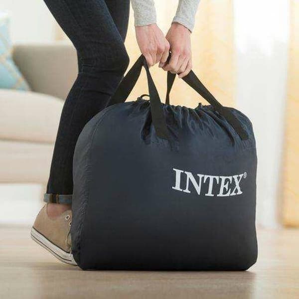 Oppustelig madras Intex Dura-Beam Deluxe Plush 152 x 236 x 86 cm 272 kg