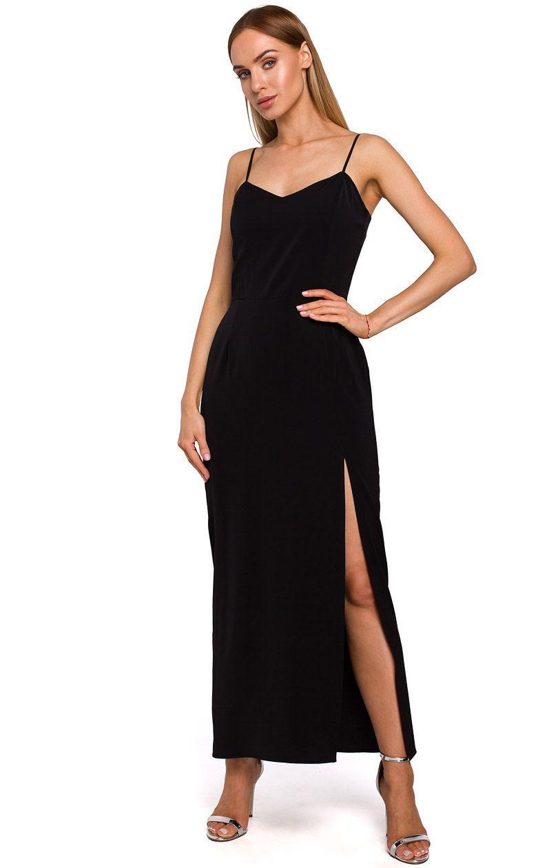 M485 maxi dress, Black, S