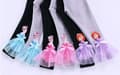 Miniatyrbillede 5 af 11: Prinsesse sommer 3D T-shirts & bukser-Elsa-Belle-Rapunzel-Aurora