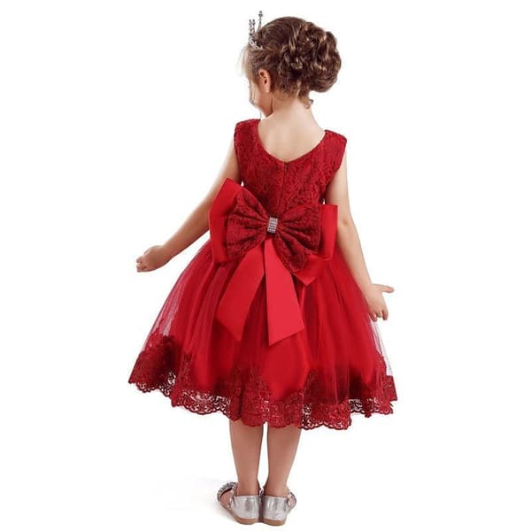 Princess party dresses with Bow and Headband