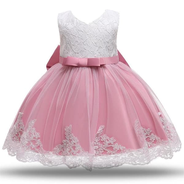 Princess party dresses with Bow and Headband