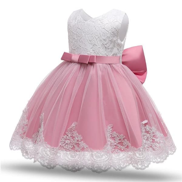 Princess party dresses with Bow and Headband