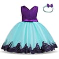Miniatyrbillede 3 af 10: Princess party dresses with Bow and Headband