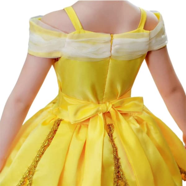 Princess Belle klänning Skönheten & odjuret  + 8 extra tillbehör