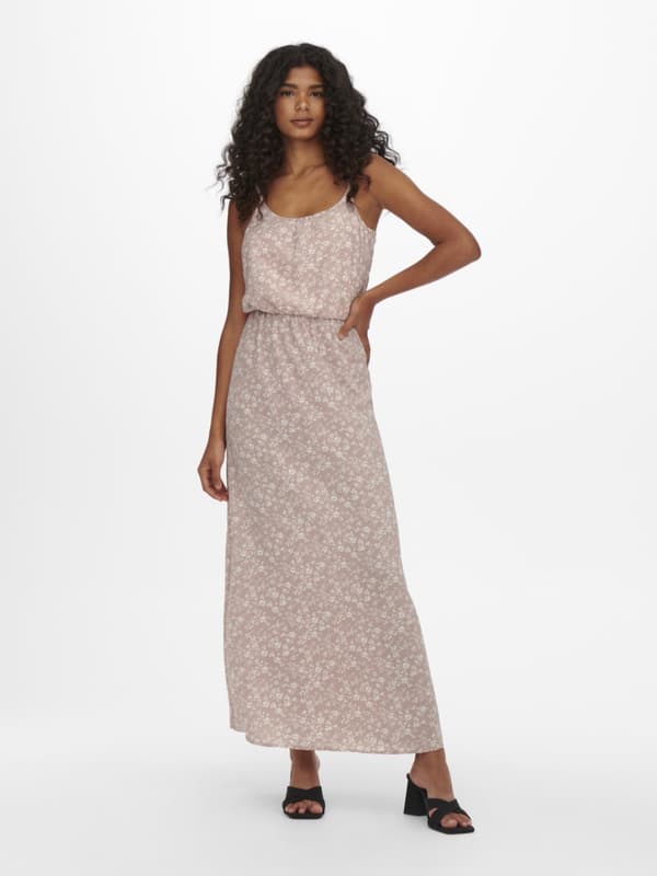 Only - onlNova Lux Strap Maxi Dress Ruby Blossom