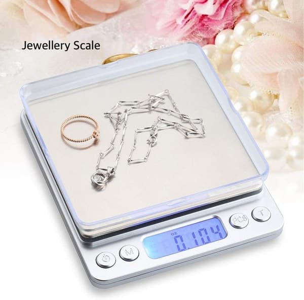 Digital platformsvægt 0,01 g/500 g