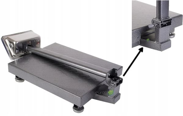 LAGERVEJ 150 KG MED POSESTØTTE 30X40CM FRA 10G LCD-BATTERI