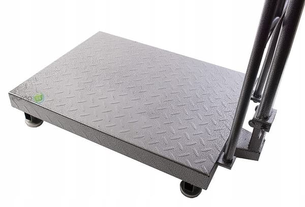 LAGERVEJ 300 KG MED POSESTØTTE 50X40CM FRA 10G LCD-BATTERI