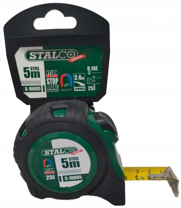 5m x 25mm målebånd til byggeri