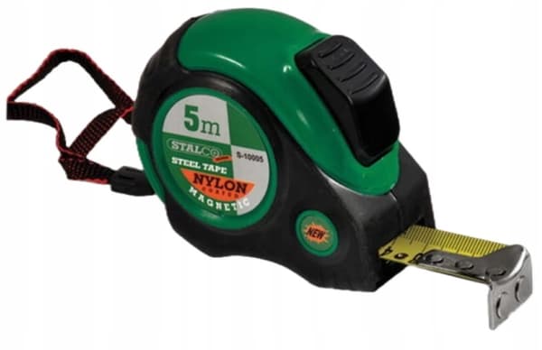 5m x 25mm målebånd til byggeri
