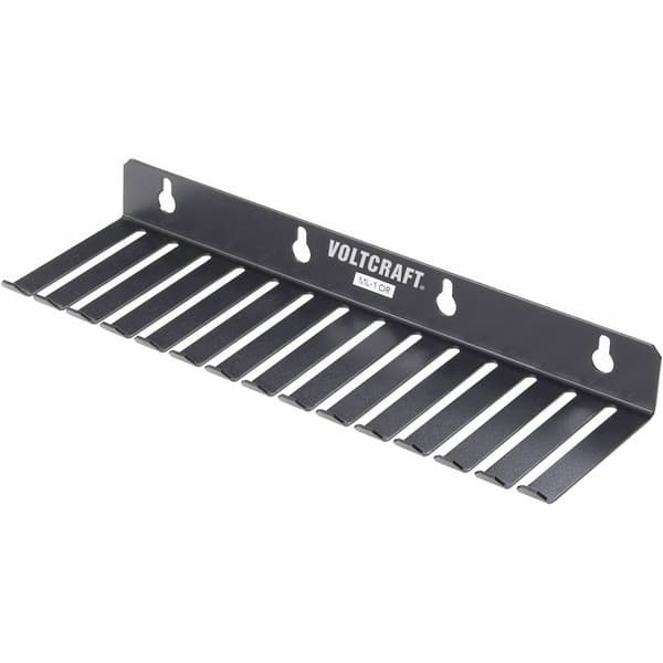 Mätledningshållare VOLTCRAFT ML-1 OR (L x B x H) 280 x 85 x 32 mm Svart