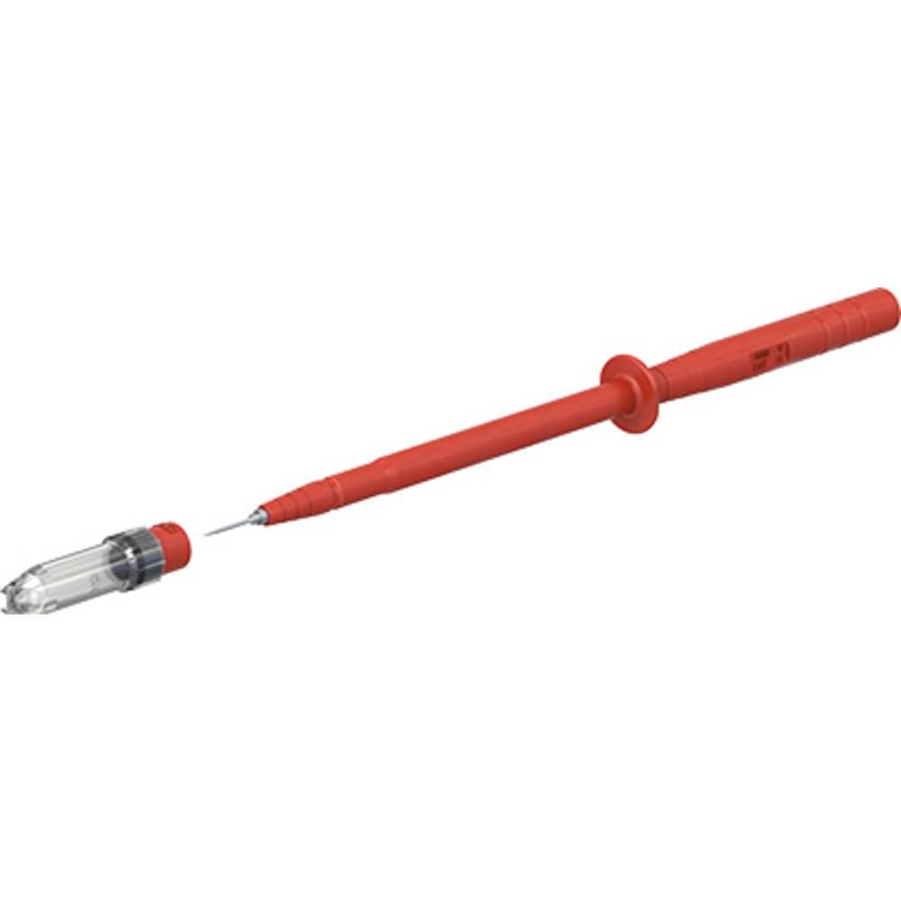 Säkerhetssond Stiftanslutning 4 mm CAT II 1000 V Röd Stäubli SPP4-S/F