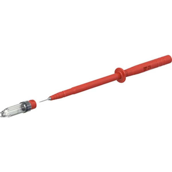 Stäubli SPP4-S/F Säkerhetssond Stiftanslutning 4 mm CAT II 1000 V Röd 1 st