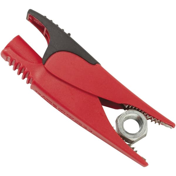 Fluke AC285 Säkerhets-krokodilklämma set Jack 4 mm CAT IV 600 V, CAT III 1000 V Röd, Svart