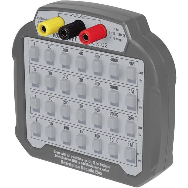 VOLTCRAFT R-BOX 02 Mätdekad Motstånd 1 %