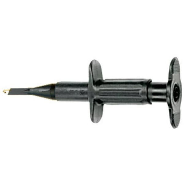 Stäubli GRIP-A Säkerhets-krokodilklämma Stiftanslutning 4 mm CAT III 1000 V Blå