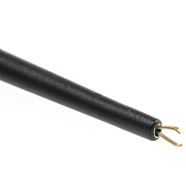Stäubli MICROGRIP-XB Säkerhets-krokodilklämma Stiftanslutning 2 mm CAT II 300 V Svart