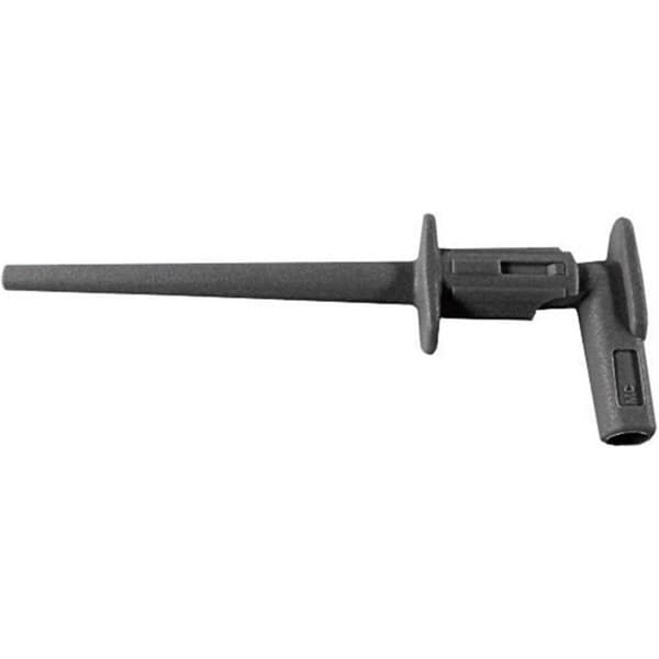 Stäubli MICROGRIP-XB Säkerhets-krokodilklämma Stiftanslutning 2 mm CAT II 300 V Svart