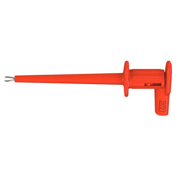 Stäubli MICROGRIP-XB Säkerhets-krokodilklämma Stiftanslutning 2 mm CAT II 300 V Röd