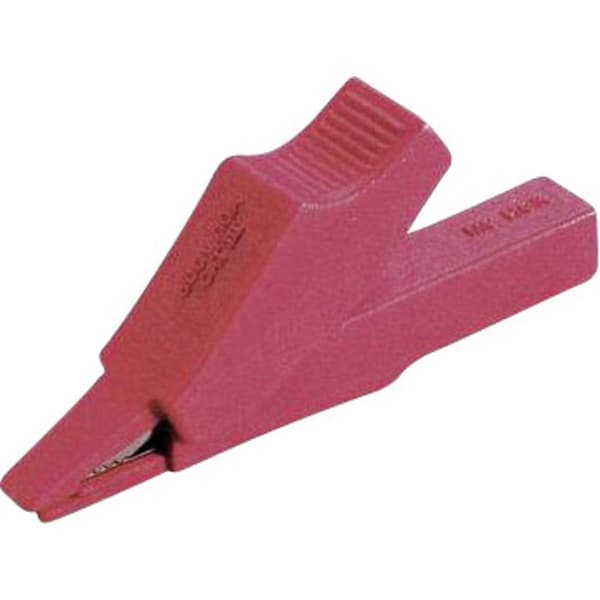 Stäubli SKK-200 RT Säkerhets-krokodilklämma Stiftanslutning 2 mm CAT III 600 V Röd